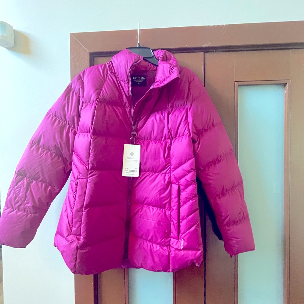 Athleta Fuscia Coat